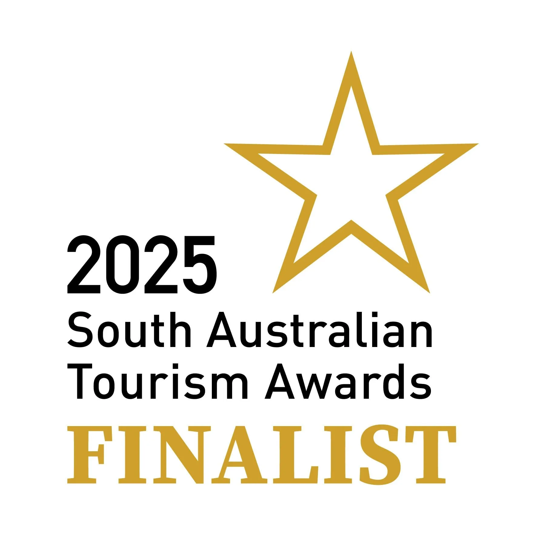 Logo and text for South Australian Tourism Awards 2025 Finalist