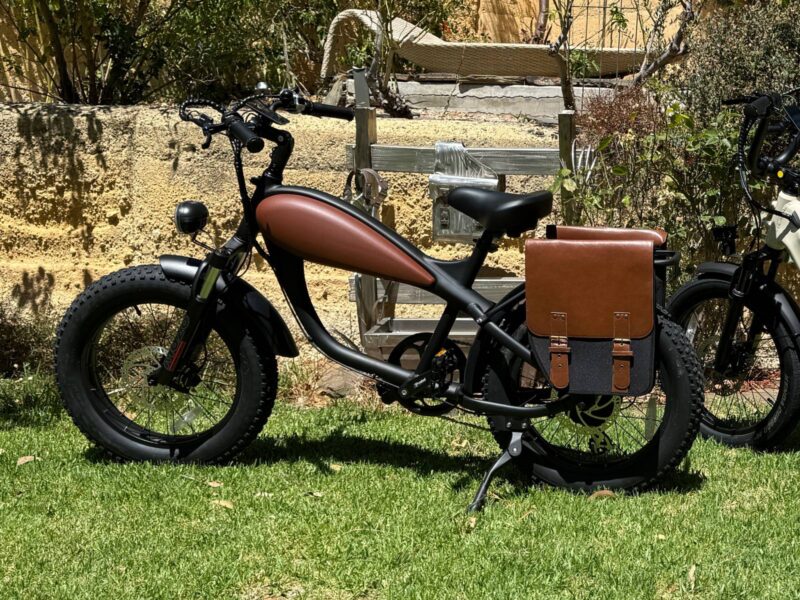 eBike in retro motobike style